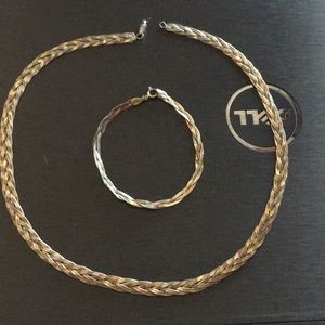 3-color SS.925 Necklace Bracelet Set